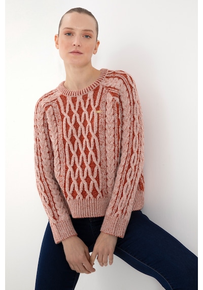 U.S. Polo Assn. Kadın Krem Bisiklet Yaka Kazak 50293048-VR071