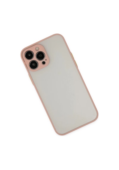 Newface - 489 - İphone 13 Pro Max Kılıf Montreal Silikon Kapak - Edntrend - - Pembe