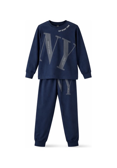 Remsa Erkek Çocuk Garson Boy Pamuk Penye Pijama Takımı 4224 Lacivert01 Lacivert01