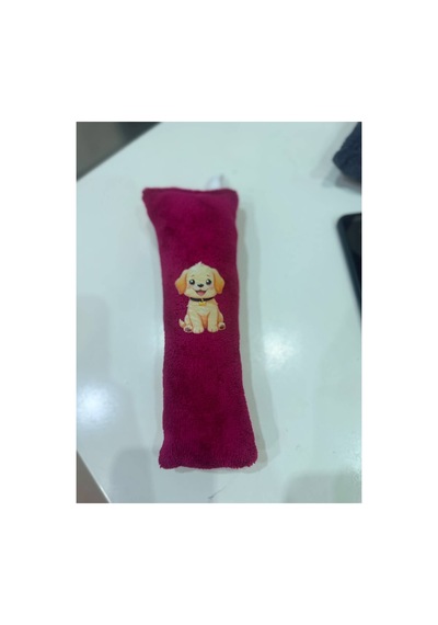 Kedi Köpek Oyuncağı Peluş Köpek Baskılı, Yumuşak Kumaşlı Hışırtılı Oyuncak Pembe - 937533434