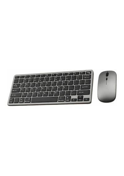 Hubrendy  Bluetooth Ve 2.4g Destekli Kablosuz Klavye Mouse Seti Şarj Edilebilir