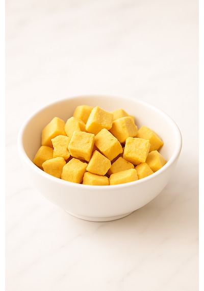 6'lı Paket Dondurularak Kurutulmuş Mango Freeze Dried Mango Freeze Dry Mango Kurusu 6x15 Gr 90 G