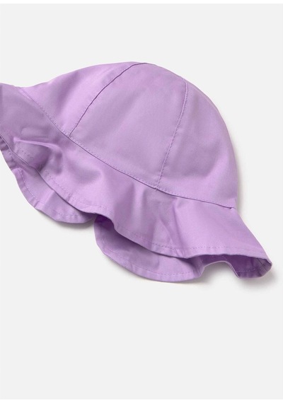 Kız Bebek Fiyonklu Gabardin Şapka Lila 10145 Lila