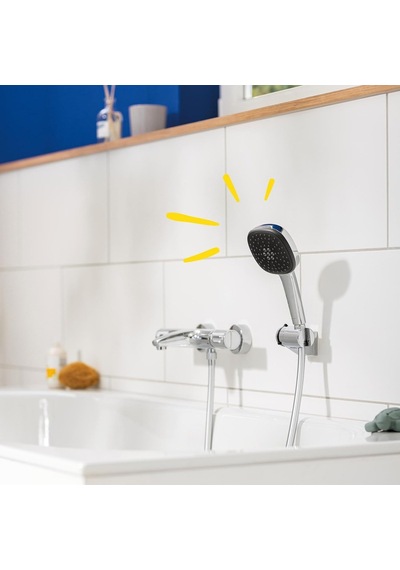 Grohe Vitalio Comfort 110 El Duşu, 2 Akışlı Yağmur & Jet , Smartswitch, 110mm Kare Duş Başlığı, Düşmeye Day Çok Renkli