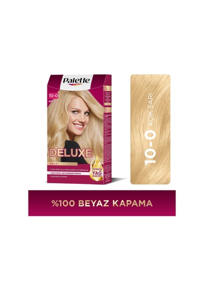 Lexroo Deluxe Saç Boyası 10-0 Açık Sarı 50 Mililitre