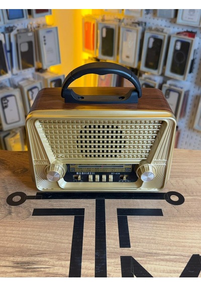 Güneş Panelli Şarjlı Radyo Bluetooth Hoparlör Usb Sd Fm Am Radyo