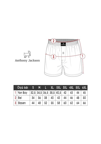 Anthony Jackson %100 Pamuk 3'lü Kutu Premium Havlu Bel Erkek Boxer Domenico Gri - Antrasit - Siyah