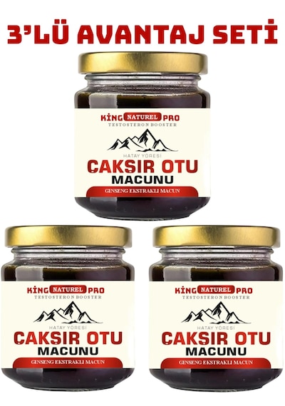 3 X 240 Gr Çakşır Macunu Güç Kuvvet Ve Kudret Ginsengli Multivitamin Anzeli