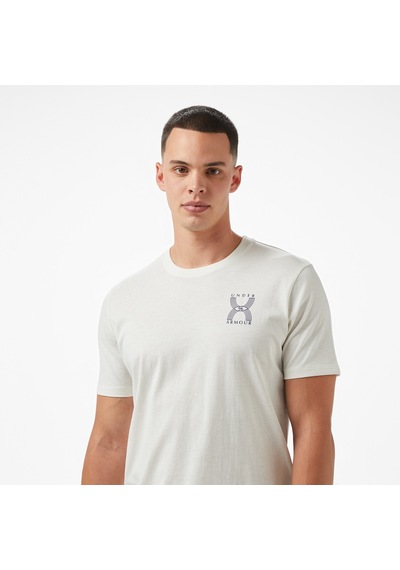 Under Armour Run 96 Beyaz Erkek T-shirt 1389823 Beyaz