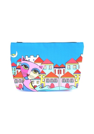 Biggdesign Owl And City Şeffaf Alışveriş Ve Plaj Çantası