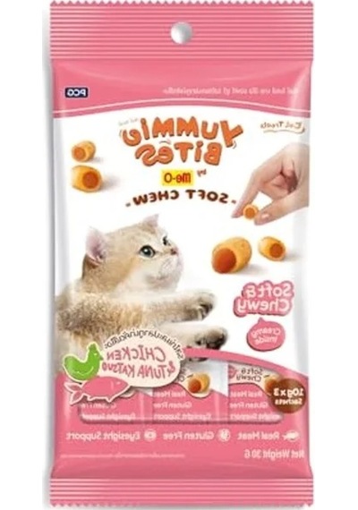 Yumuşak Çiğnenebilir Kedi Ödülü - Tavuk Ve Orkinos Aromalı