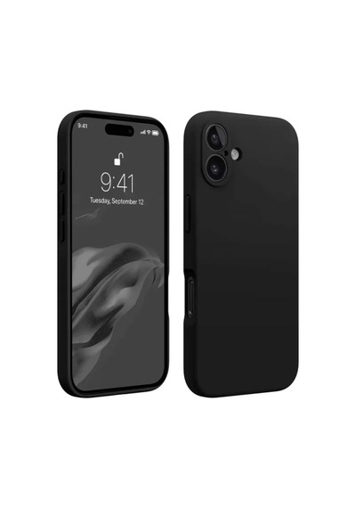 Newface Apple İphone 16 Plus Kılıf First Silikon - Siyah