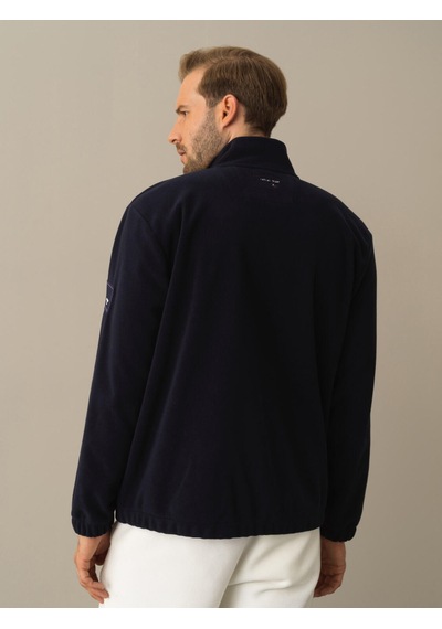 Lacivert Regular Fit Dik Yaka Polar Mont 350152