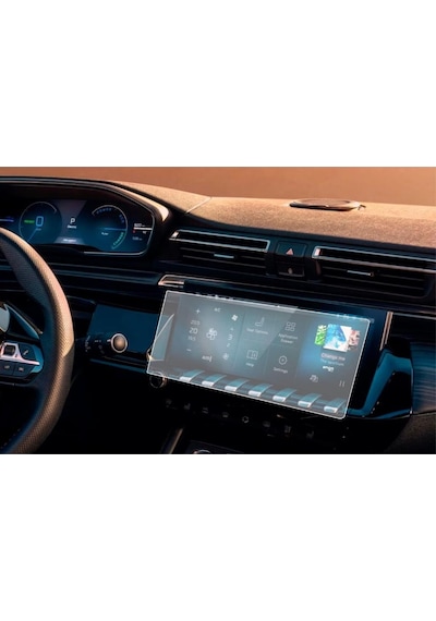 Peugeot 508 10 İnç Mat Ekran Koruyucu Multimedya Şeffaf