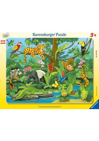 Ravensburger 11 Parça Çerçeveli Puzzle Hayvanlar 051403