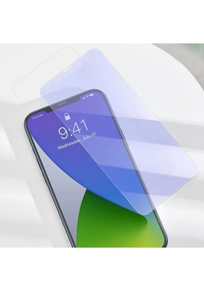 Baseus Apple Uyumlu   iPhone 12 Pro Max 6.7 0.3Mm Ful Tempered Cam Ekran Koruyucu Şeffaf (467499338)