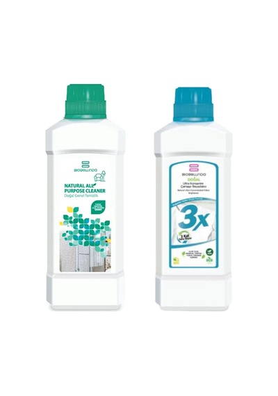 Biobellinda Doğal Genel Temizlik Ve Çamaşır Beyazlatıcı 3X Biobelinda 2'Li Set