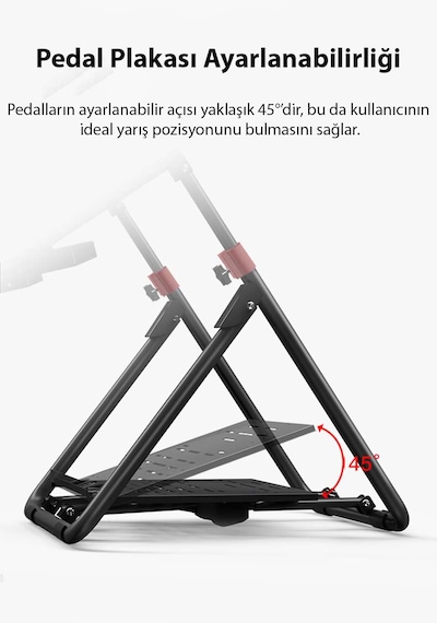 Pxn A9 Yarış Direksiyonu Standı G25/g27/g29/g920/g923 Uyumlu Pxn-v10/v900 Destekli,katlanabilir