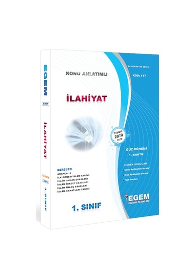 Egem Aöf İlahiyat Bölümü Ve 1. Sınıf Konu/soru Çıkmış