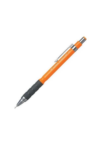 Sh-300 Grip Neon Mekanik Kurşun Kalem, 0,7mm, Neon Turuncu N. Orange