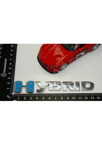 Hybrid Bagaj Krom Metal 3M 3D Yazı Logo Ürün