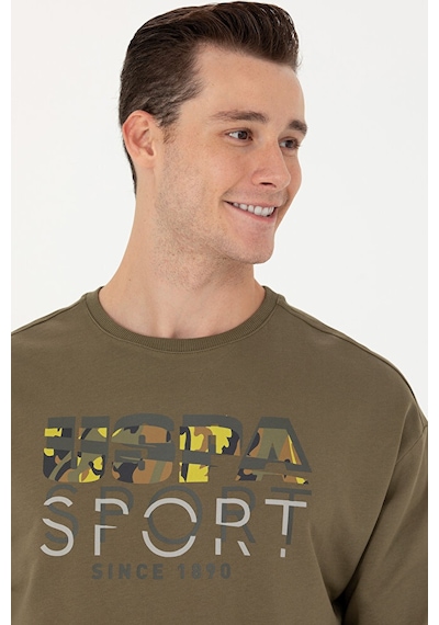 U.S. Polo Assn. Erkek Sweatshirt 50270739-vr011 Yeşil