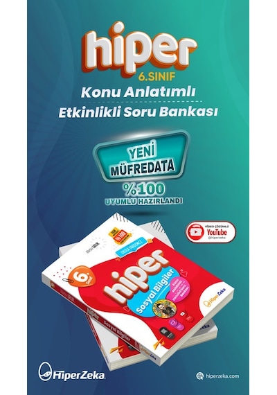 2027 6. Sınıf Hiper Sosyal Bilgiler Konu Anlatımlı & Soru Bankası |Metin Uruk