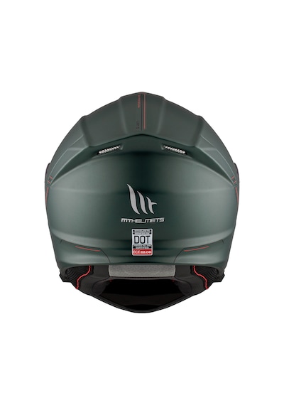 Mt Genesis Sv Solid A6 Mat Yeşil Çene Açılır Kask Yeşil