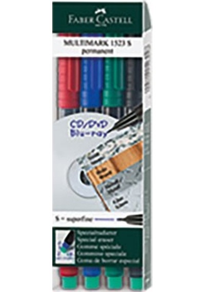 Faber-Castell Permanent Kalem S 4'Lü Takım