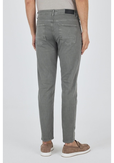 İmza Su Yeşili Pamuklu 5 Cep Casual Slim Fit 5 Cep Pantolon 1003250318 Su Yeşili