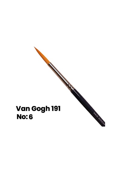 Van Gogh Sulu Boya Fırçası Yuvarlak Uçlu Seri 191 No 6