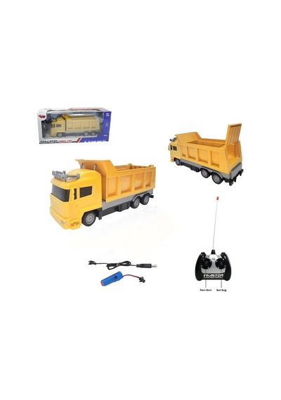 Rg-618-6a-7a Kumandalı Full Fonksiyon Şarjlı 1:18 Kamyon / Çöp Kamyonu