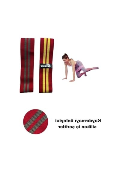 Dokuma Direnç Bandı - Fitness Ve Pilates İçin Açık Bej