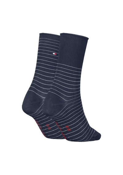 Tommy Hilfiger Th Women Sock 2p Hılfıger Strıpe Kadın Beyaz Çorap - S701236455 Beyaz