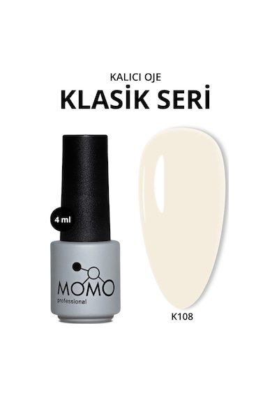 Momo Professional Kalıcı Oje K108 Light Butter Yellow 4 ML