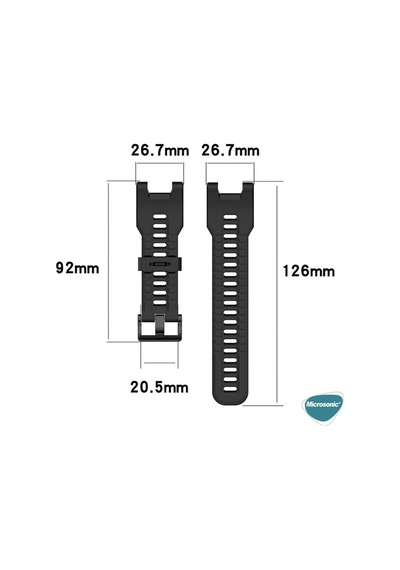 Amazfit T-rex Pro Kordon Silicone Sport Band Beyaz Çok Renkli