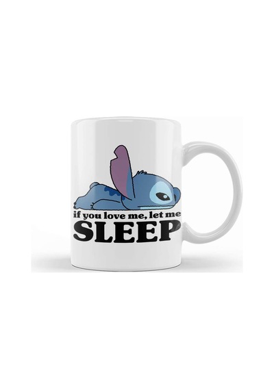 Stitch Sleepy Kupa Bardak Porselen Karışık