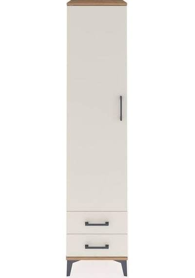 Hyperion Dolap 5 Raflı 2 Çekmeceli Tek Kapaklı 44x44x195 Çam-aytaşı Atlas Çam