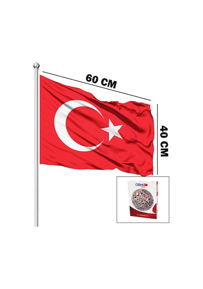 Türk Bayrağı - 40x60 Cm - Alpaka Kumaş Diğer