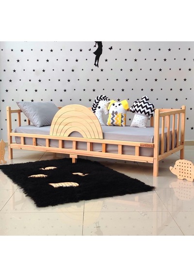 Markaawm Markaawm Gökkuşağı Montessori Yatak 90X190 Çocuk Karyola Akçaağaç