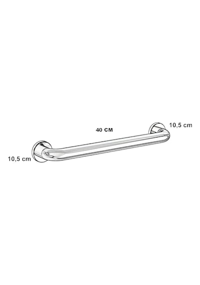 Yaşlı Ve Bedensel Engelli Tutunma Barı,küvet Tutamağı Paslanmaz Krom Banyo Tutamağı 32q 40cm Krom