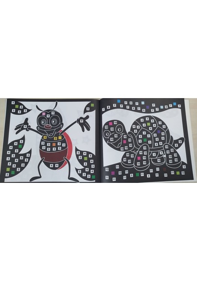 Mozaik Sticker Ve Aktivite Boyama Kitabı - 4'lü Kitap Seti