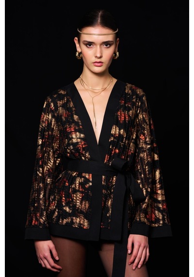 La Garita Eclıpse Kimono Siyah Siyah