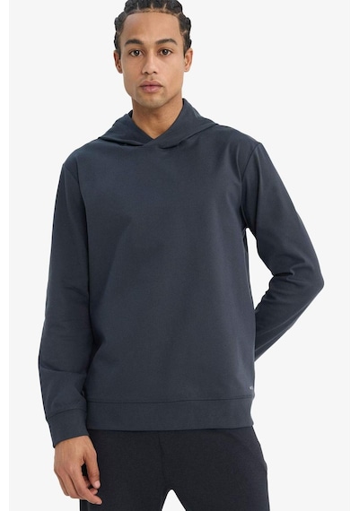 Defacto Standart Fıt Kapüşonlu Sweatshirt Kumaşı Sporcu Sweatshirt F7600ax26spar231 Antrasit-ar231