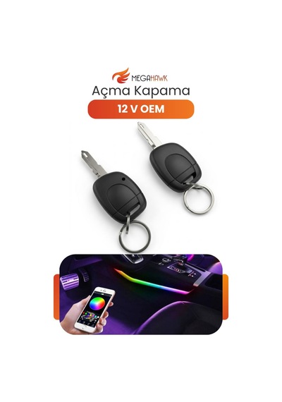 12v Uzaktan Kumandalı Açma Kapama Modülü Universal Araç Kontrol Sistemi Seti T-179