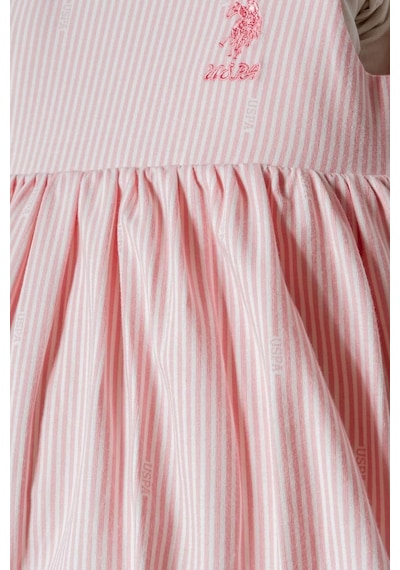 U.S. Polo Assn. U.s. Polo Assn Kız Bebek Elbise Pembe-2291 Pembe