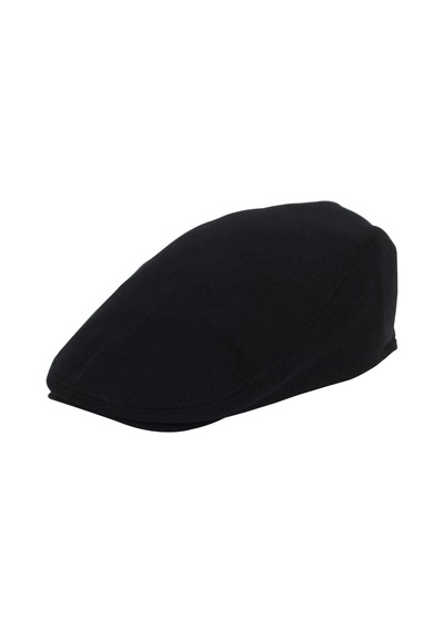 Şapkadan Siyah Kasket Pamuklu London Flat Cap Şapka 45645dr56675