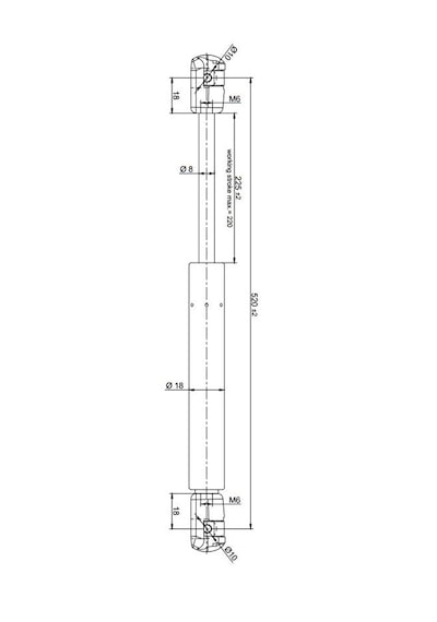 Peugeot 206+ Plus T3e Hb 2009-2013 Uyumlu Sağ + Sol Takım Bagaj Amortisörü 2 Adet 520mm 8731e6 Bagaj Amortisör