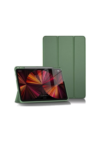 Mey Najmaddin İpad Pro 11 2024 Kılıf Tablet Smart Kılıf - Koyu Yeşil Najmaddin Diğer