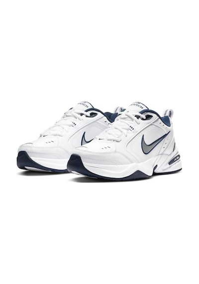 Nike Air Monarch IV Erkek Fitness Ayakkabısı 415445-102 Beyaz - Lacivert